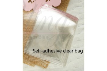 Packaging, SELF-ADHESIVE BAGS (Small) - 13.5x10 cm- Pack of 25